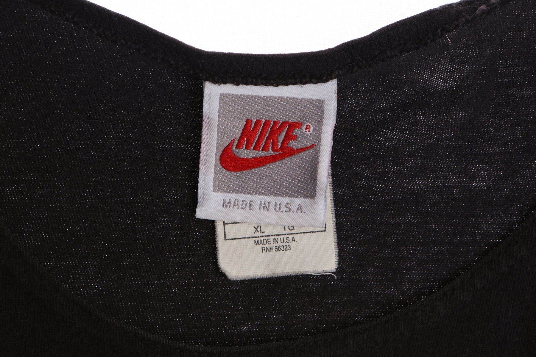Vintage Nike Black Graphic Tank Top - The Scream Team