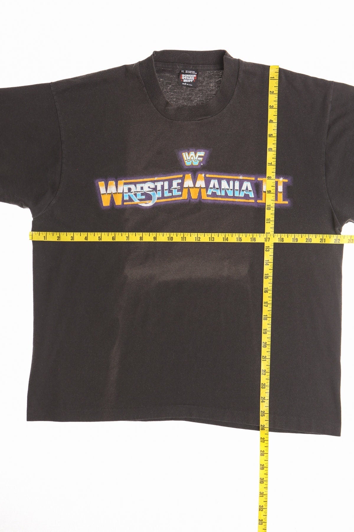 Vintage WrestleMania 3 WWF T-Shirt