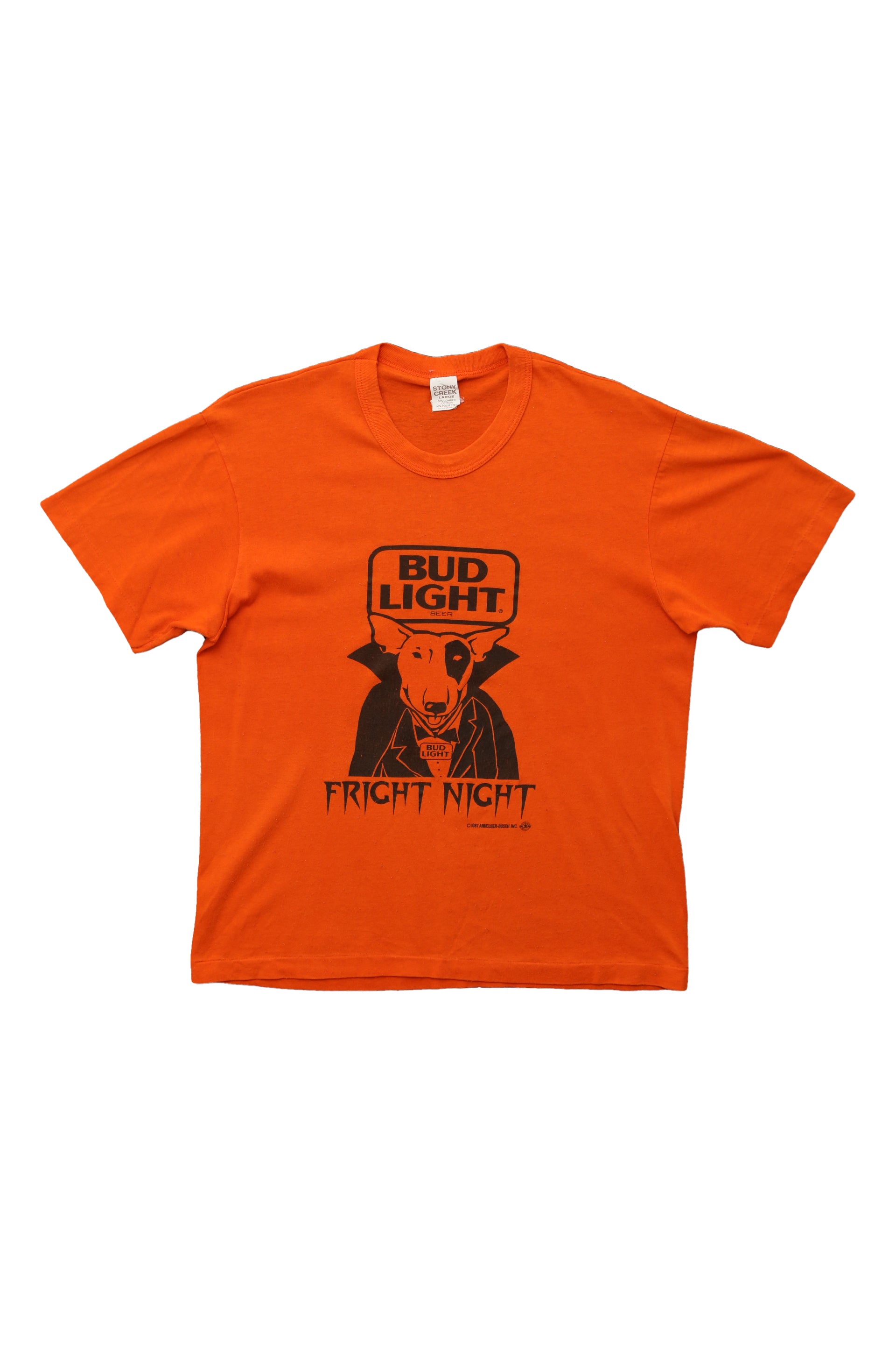 1987 Bud Light Halloween Graphic Shirt
