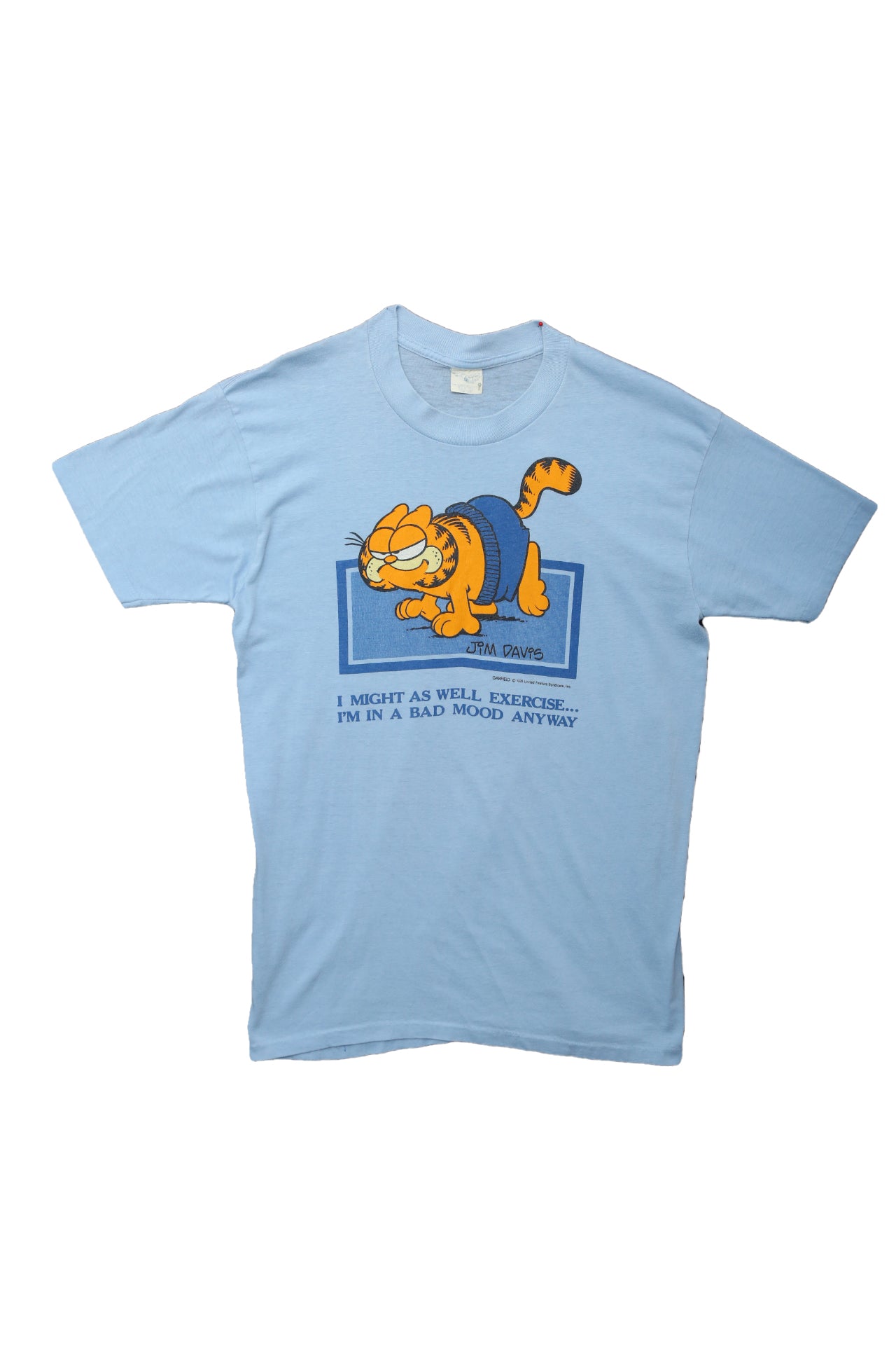 1978 Blue Garfield Graphic T-Shirt