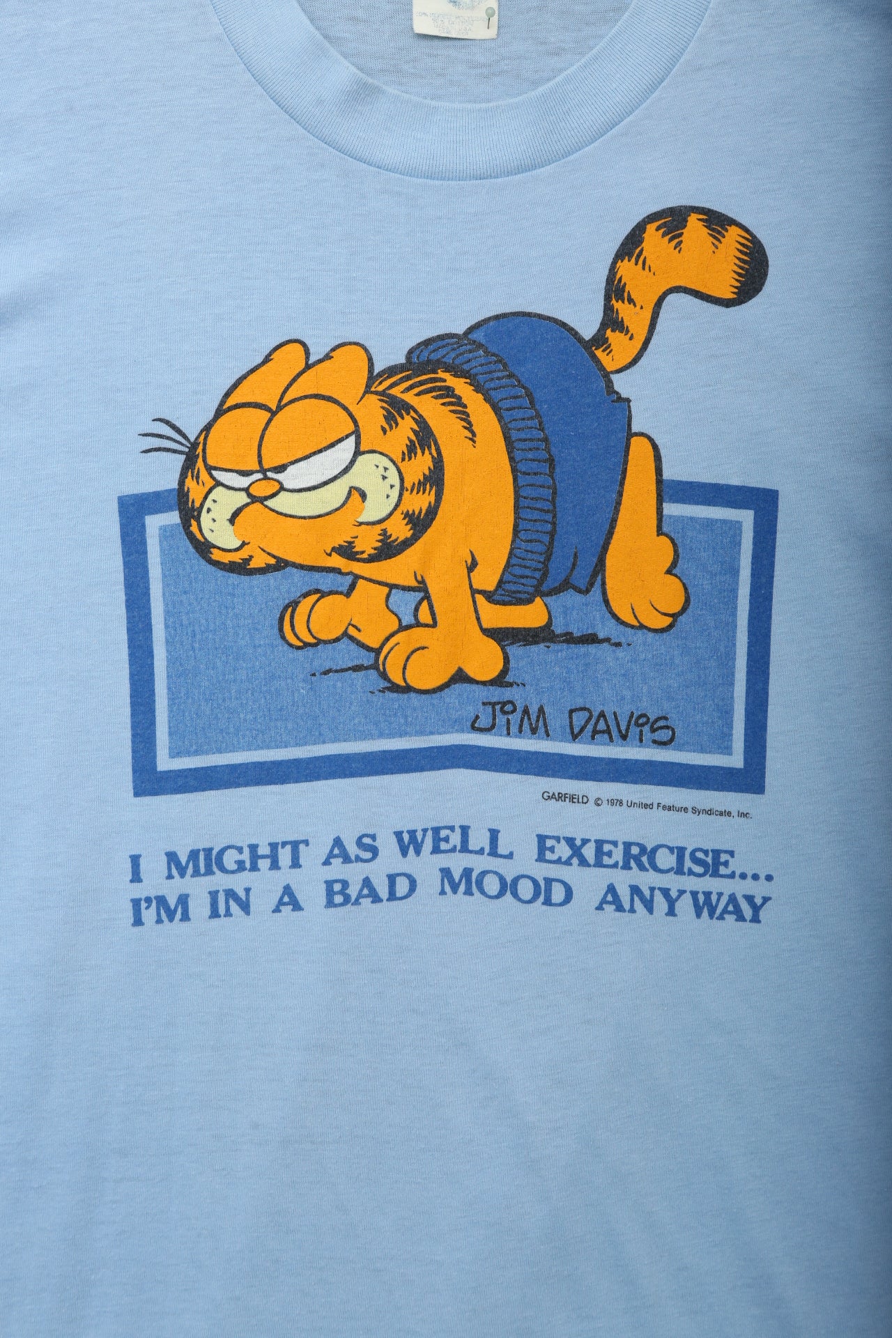 1978 Blue Garfield Graphic T-Shirt