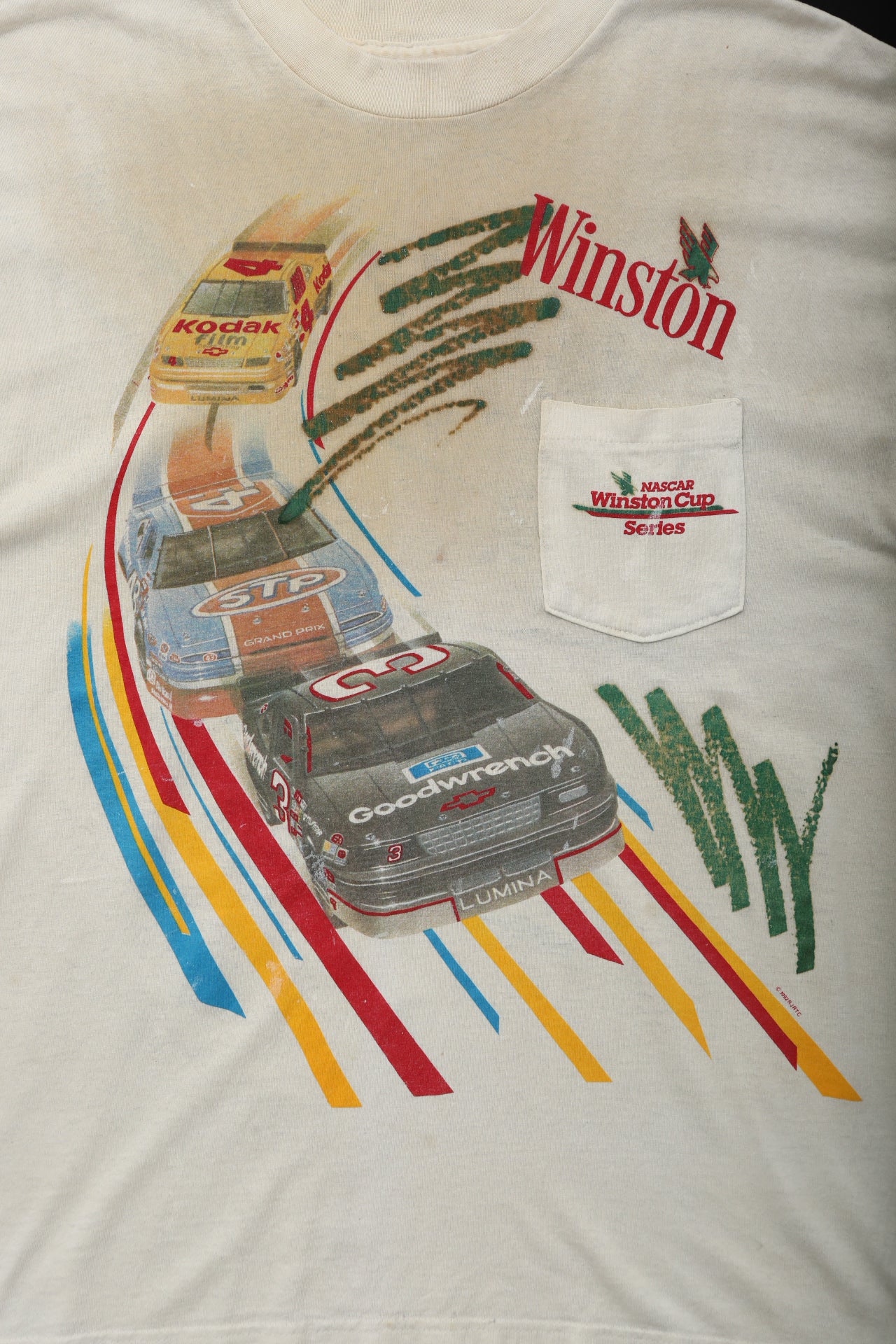1992 Nascar Winston Cup Series Pocket T-Shirt