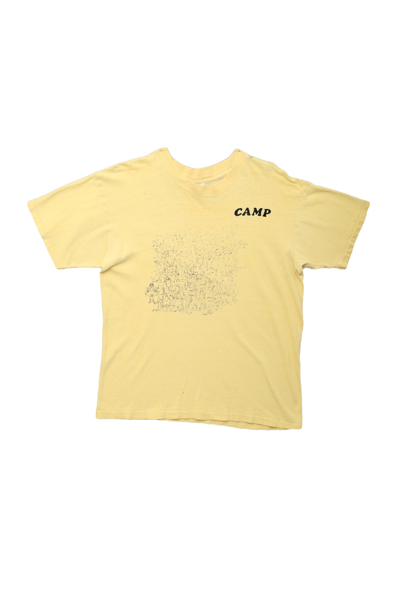 Yellow Adult Camp T-shirt
