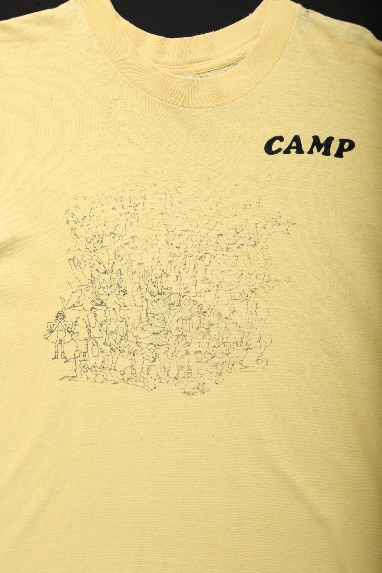 Yellow Adult Camp T-shirt