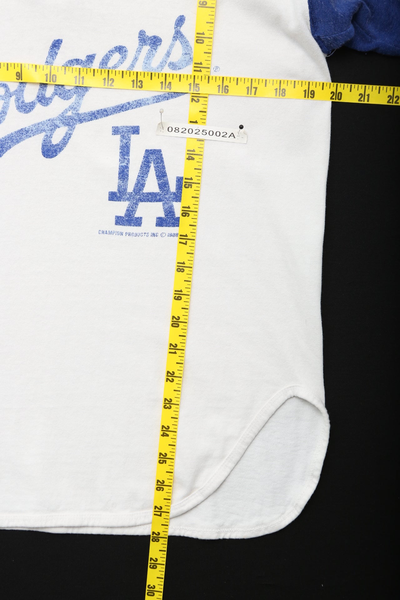 1988 Vintage 3/4 Champion Dodgers Shirt