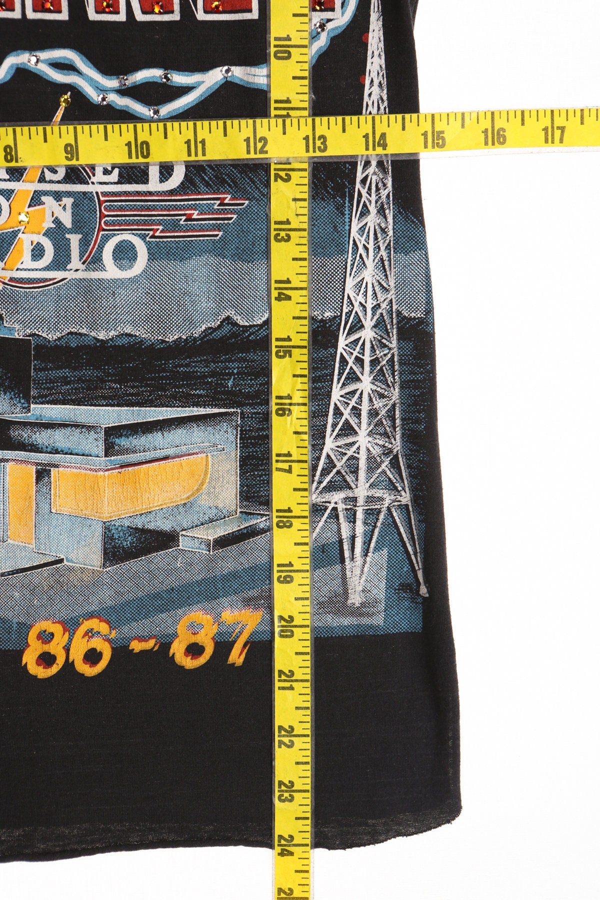 Journey Raised on Radio Tour 86 - 87 Black Shirt