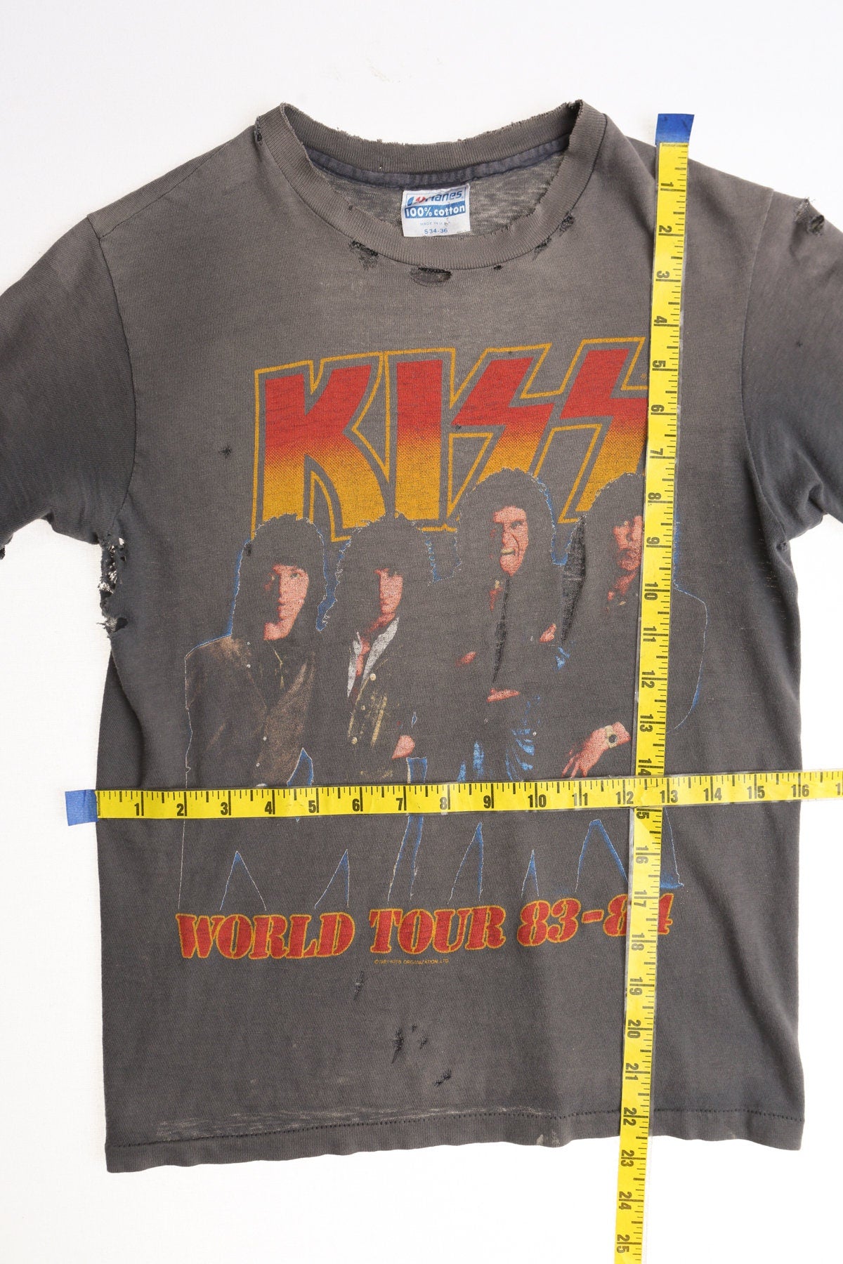 Kiss World Tour 1983-84 Rock Graphic Shirt