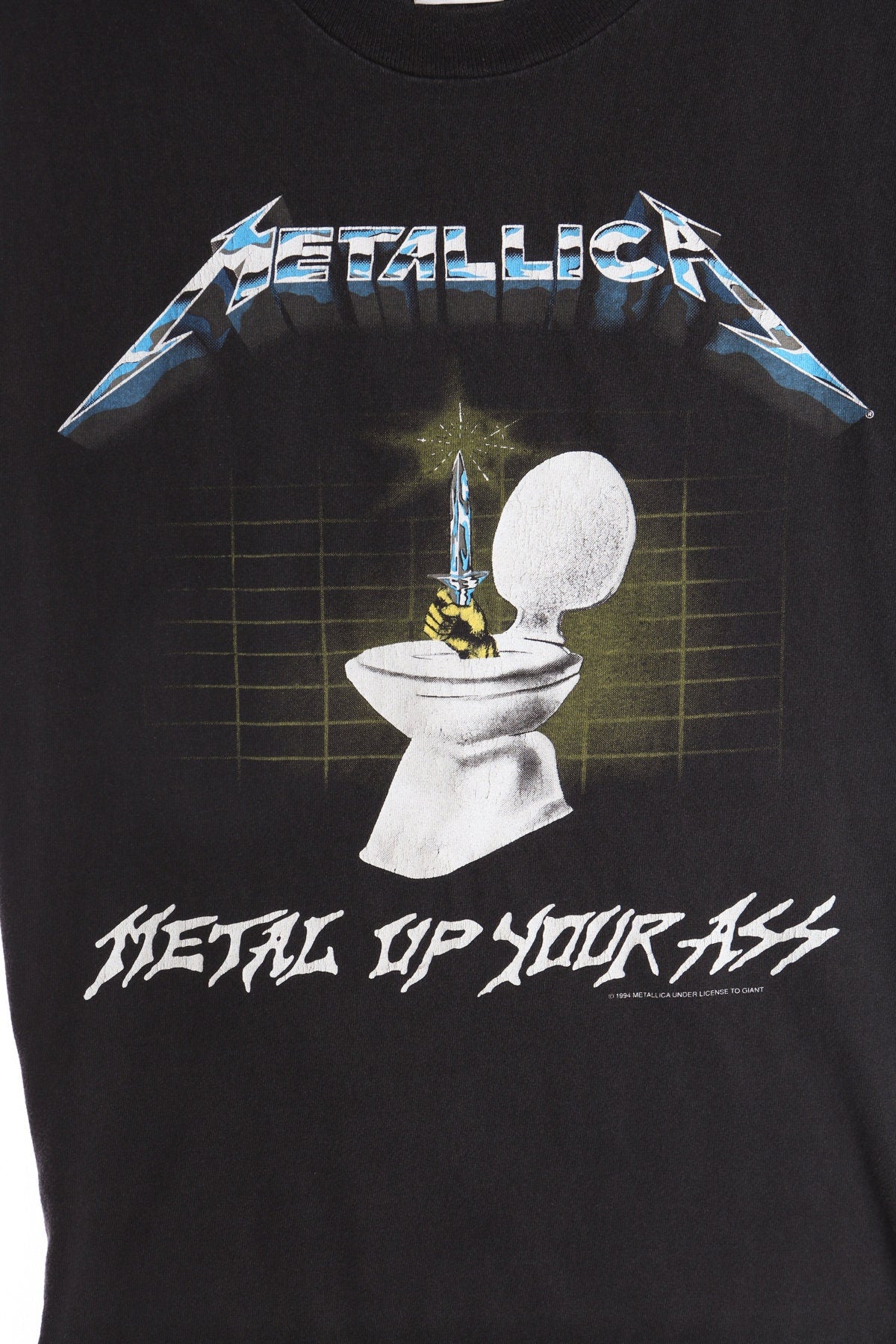 Metallica Metal Up Your Ass Black Sleeveless Graphic T-shirt