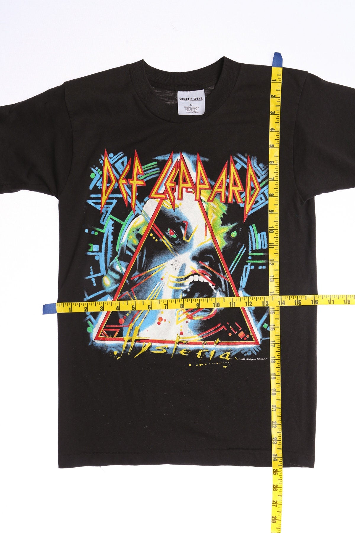 Def Leppard Hysteria Rock Band Graphic T-shirt