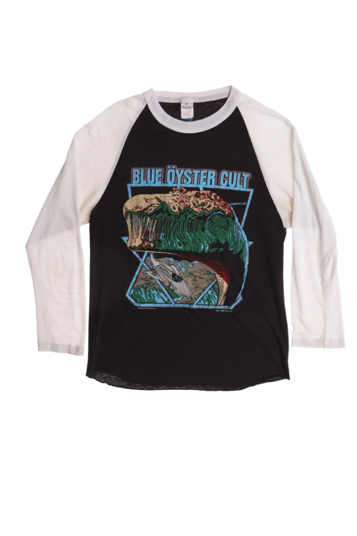 1986 Blue Oyster Cult 3/4 Sleeve Rock Graphic Shirt