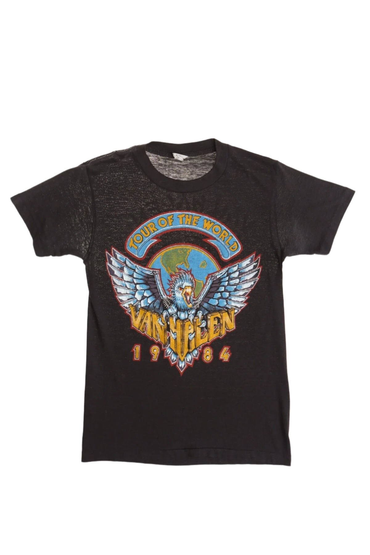 1984 Van Halen "Tour of the World" Band T-Shirt