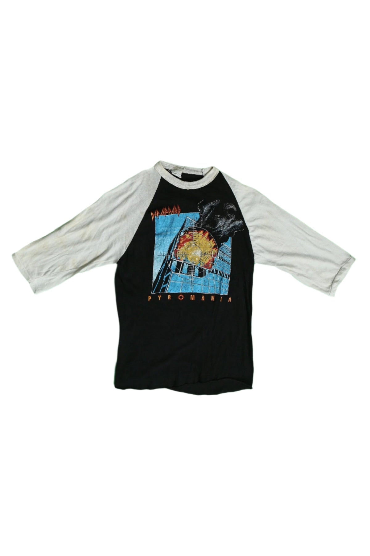 Def Leppard "Pyromania" Baseball Shirt