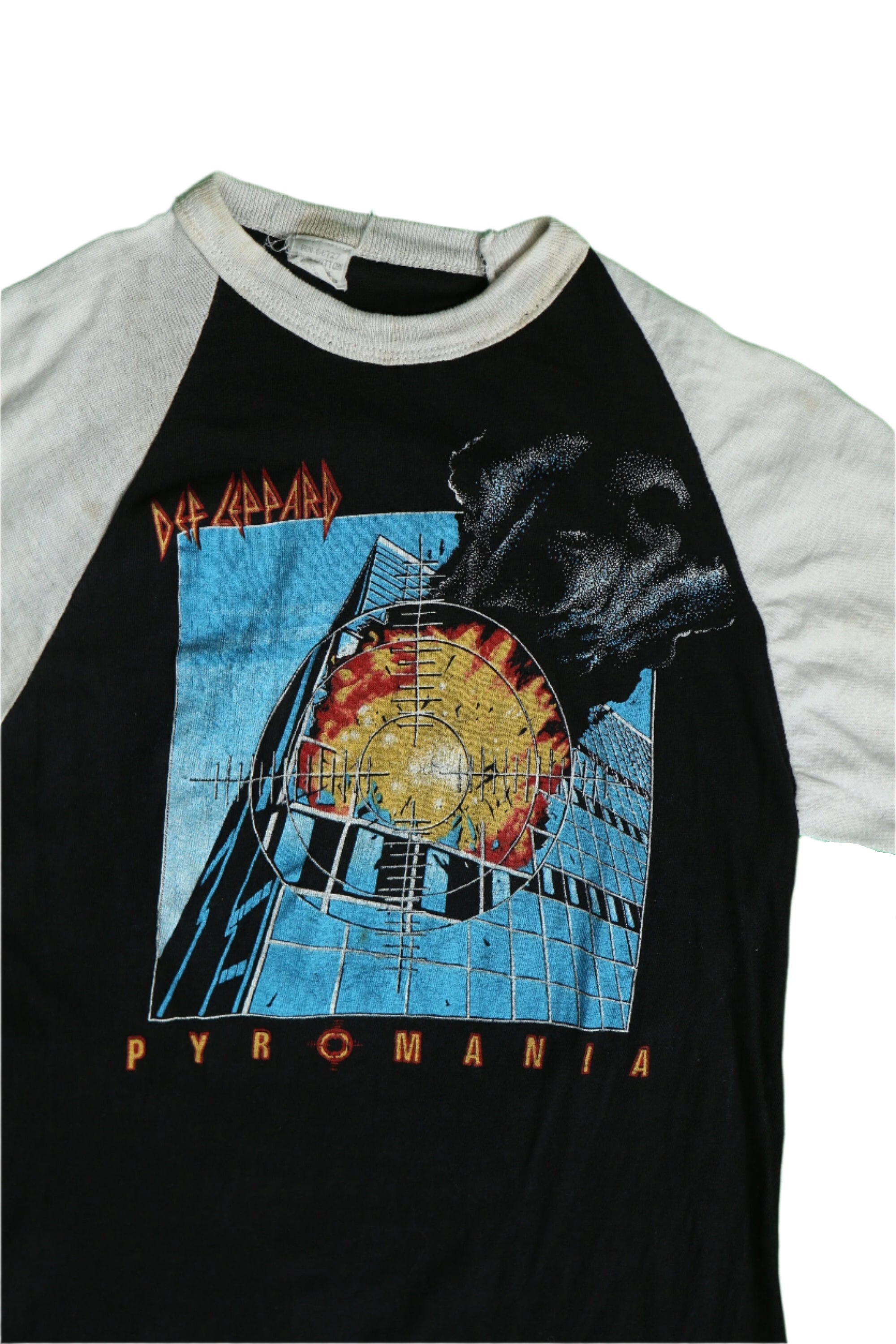 Def Leppard "Pyromania" Baseball Shirt