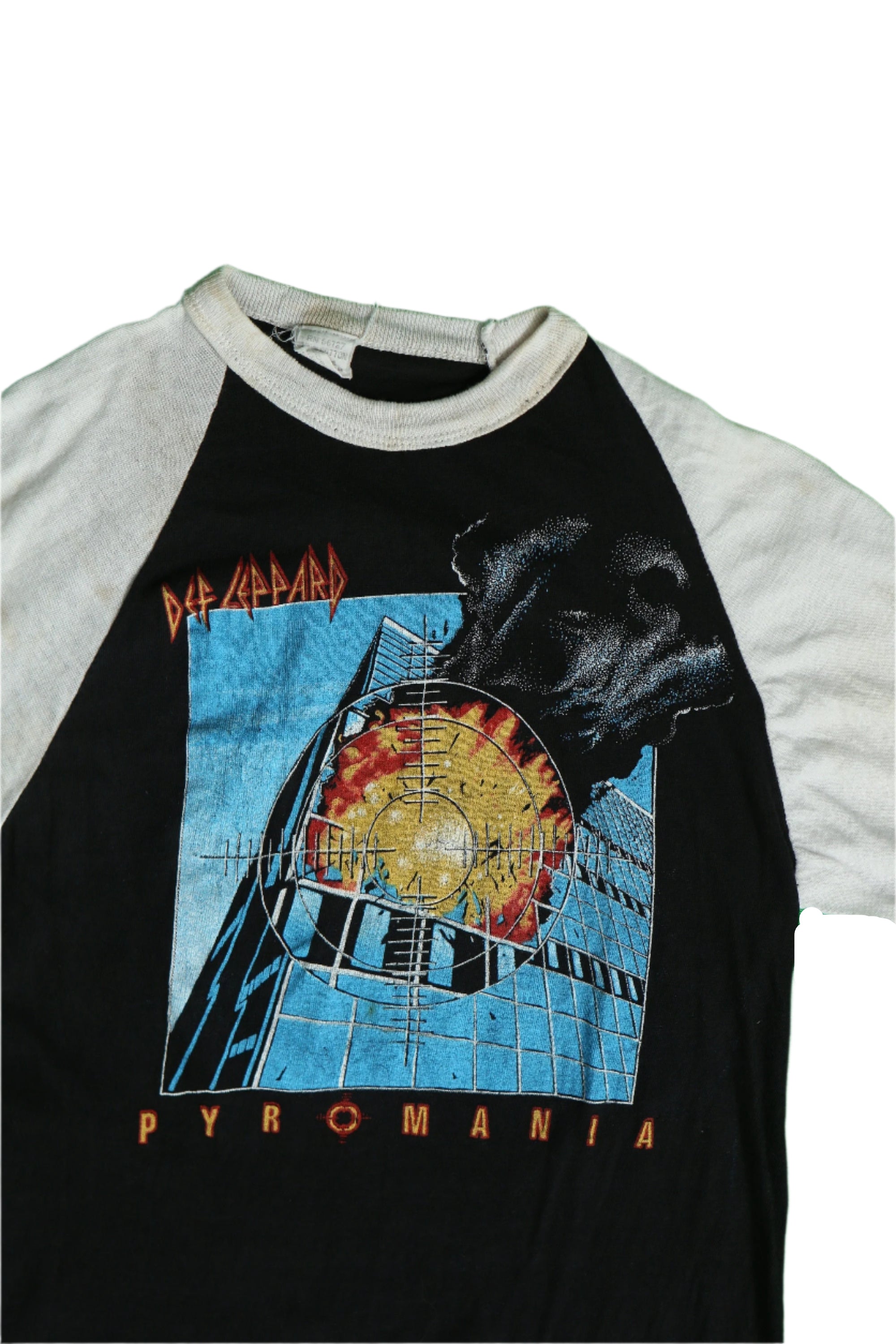 Def Leppard "Pyromania" Baseball Shirt