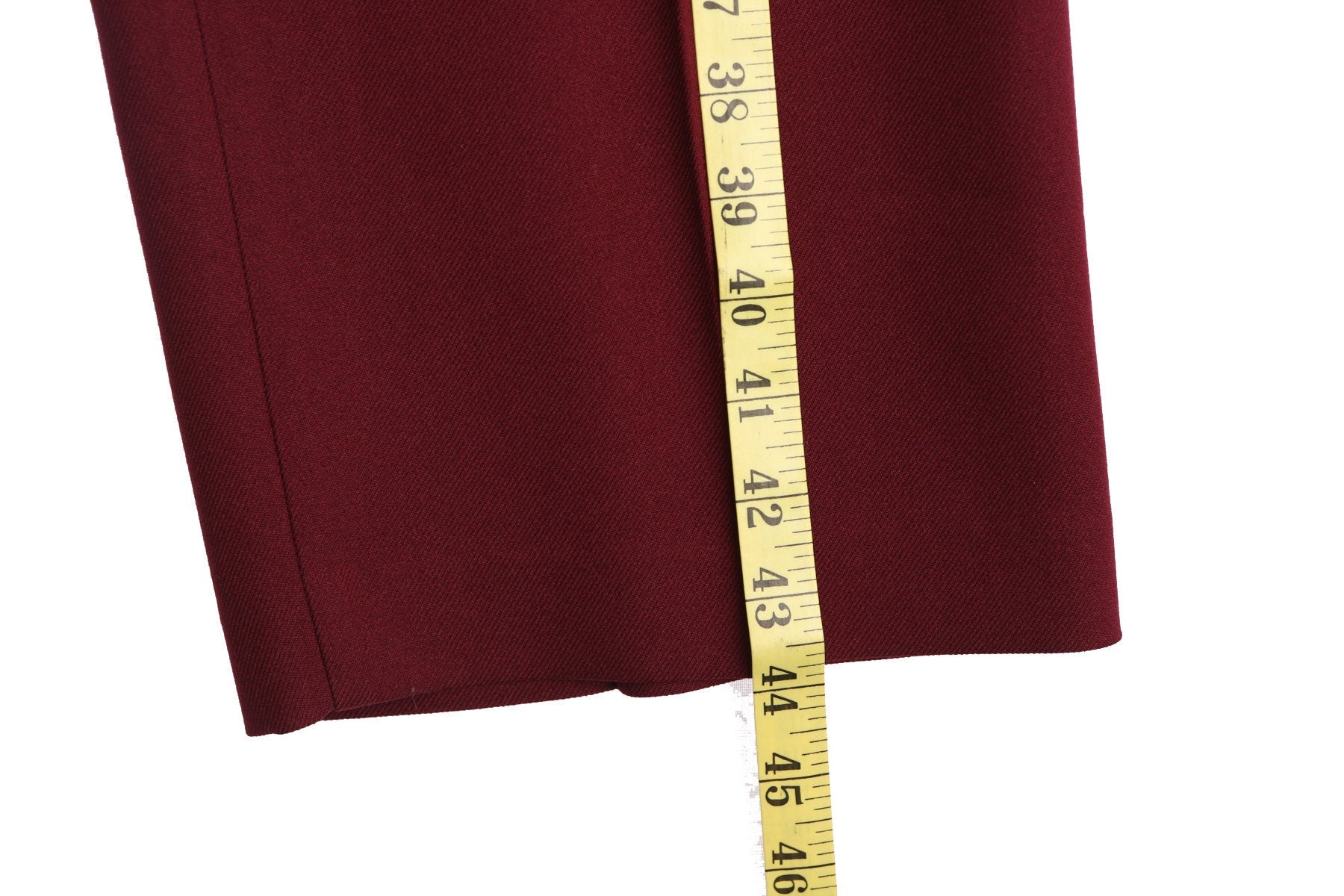 Women Levi's Red Polyester Casual Pants - Era 70's - 80's