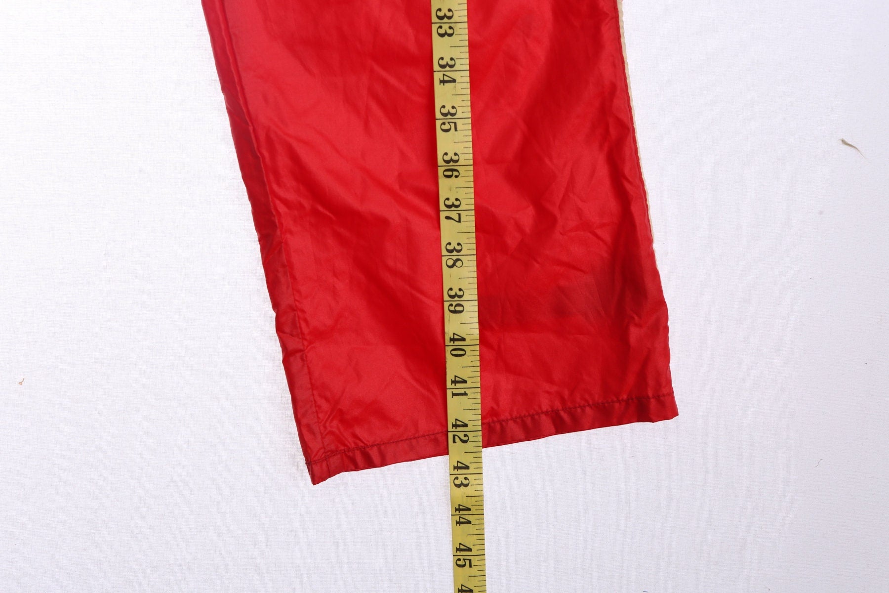 Vintage Levi's Red Nylon Windbreaker Pants - Era 70's - 80's