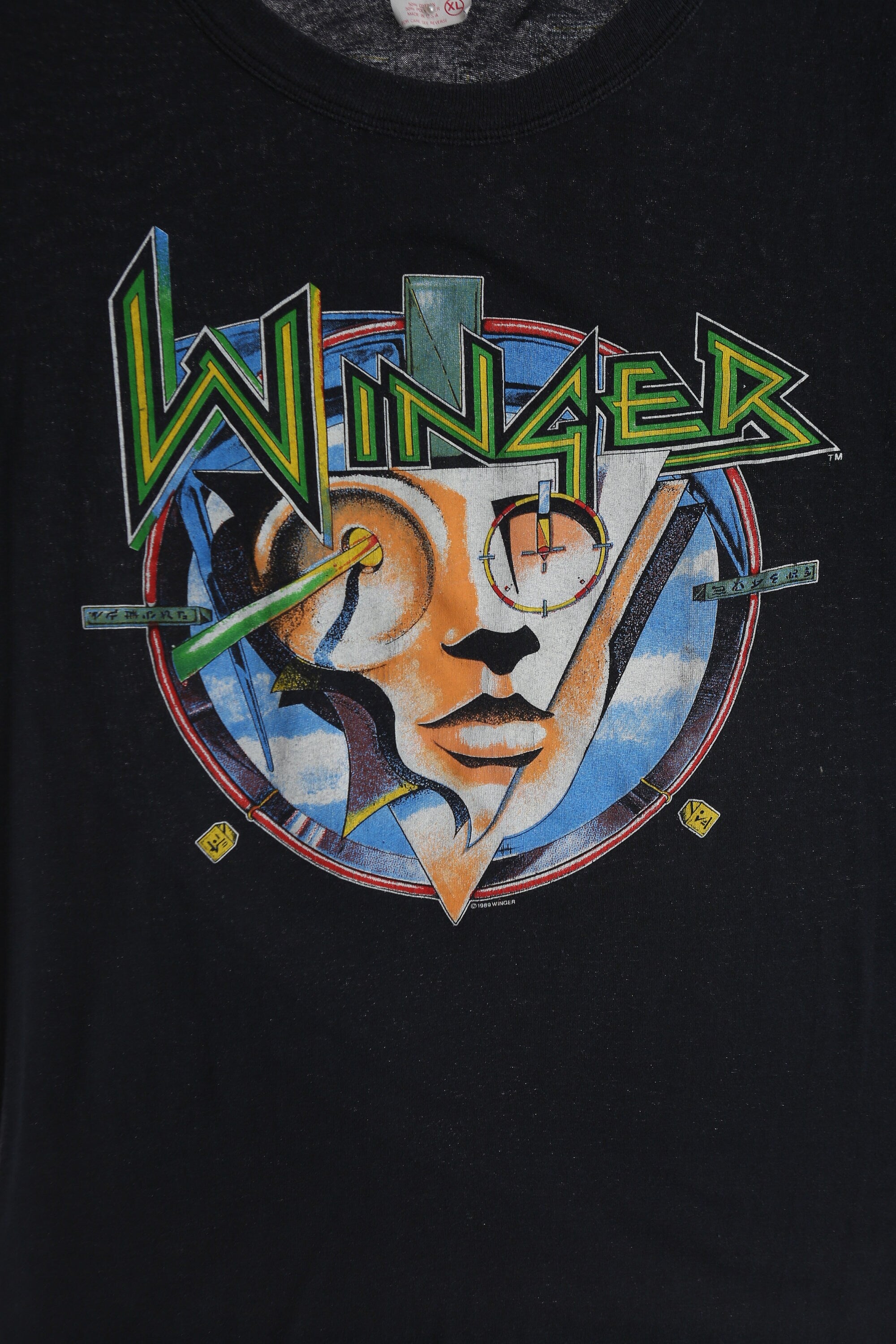 1989 Tour Winger Too Tuff to Fame Vintage T-shirt