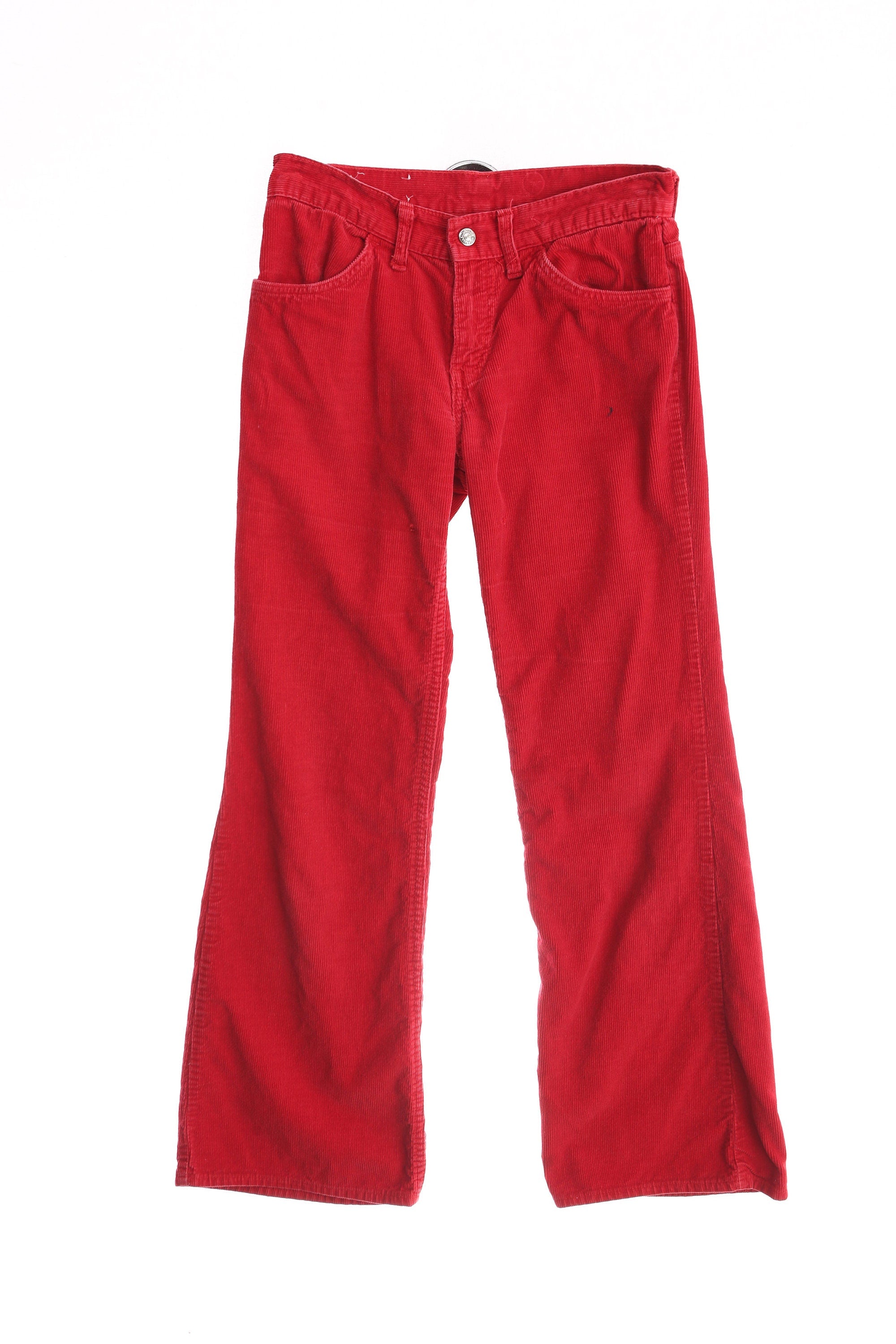 Vintage Levi's Red Corduroy Bell Bottom Pants